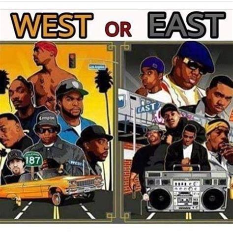 east west coast rivalry|Hip.